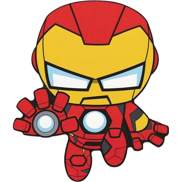 a paper cut out of iron man