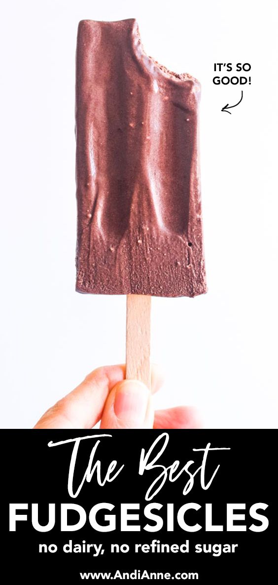 the best fudgesices no dairy, no refreshed sugar popsicle