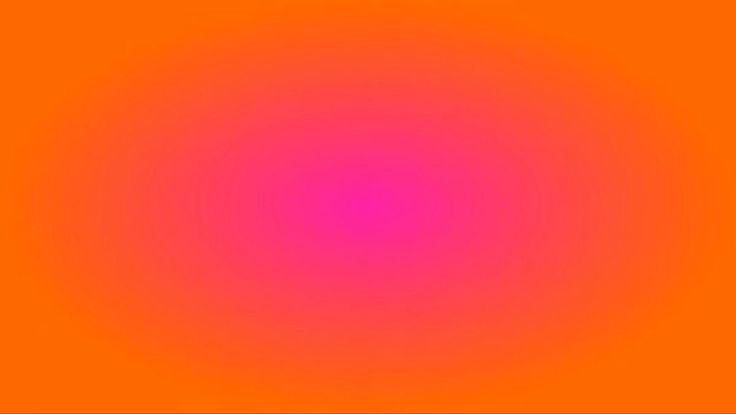 an orange and pink circular background