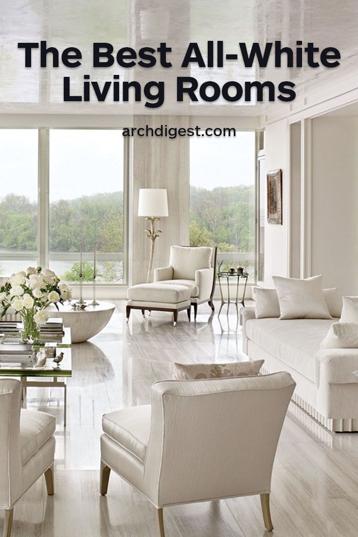 the best all - white living rooms archidiest com cover photo by architectural digest