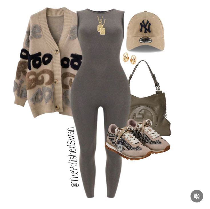 Full Bodysuit Outfit Ideas, Gray New Balance Outfit Black Women, Grey Outfits For Women, Vomero 5 Outfit, Full Bodysuit Outfit, Everyday Outfits Fall, Full Bodysuit, Bodysuit Outfit, Body Suit Outfits