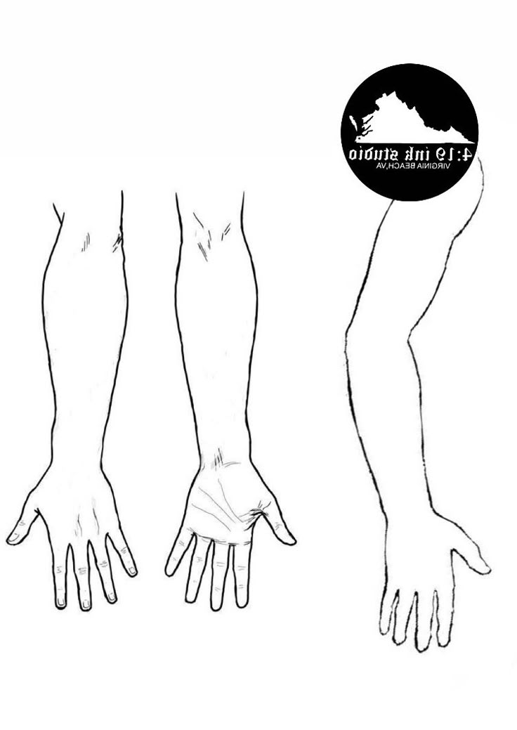 two hands are shown in black and white