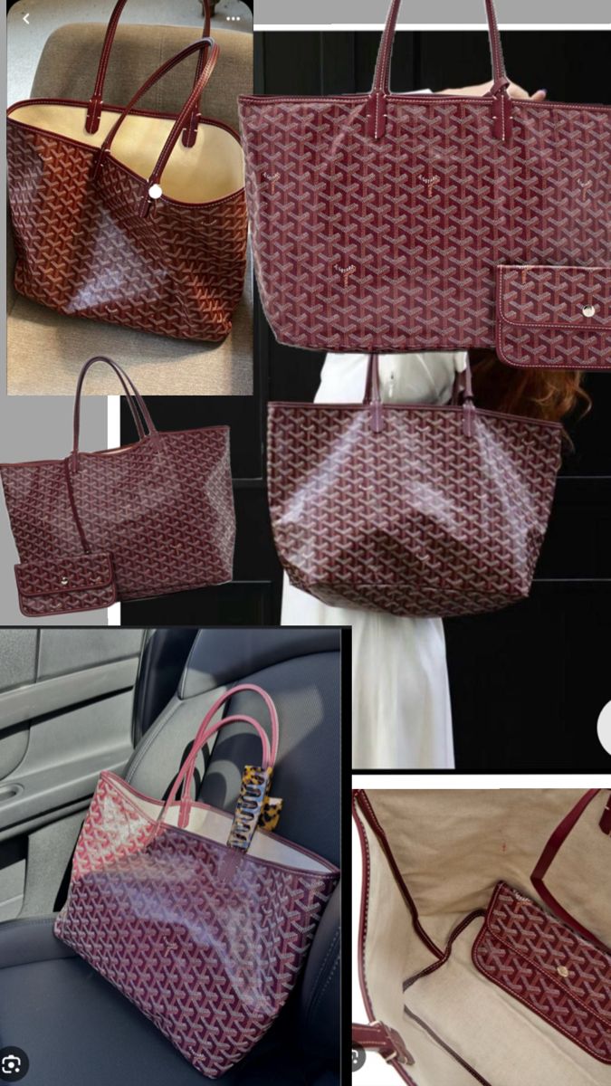 Red Goyard Tote, Burgundy Goyard, Red Goyard, College Gameday Outfits, Workout Girl, Gameday Outfits, Goyard Tote, Calico Critters Families, College Gameday