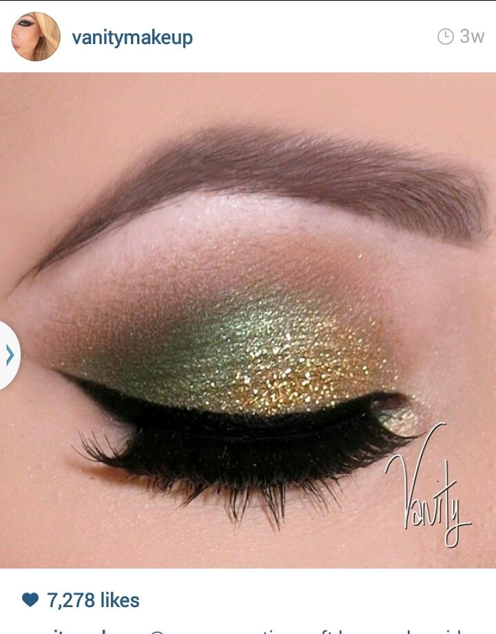 gold & green makeup Glamour Eyes, Mac Myth, Makeup Verde, Gold Makeup Looks, Soft Eye Makeup, Eagle Eyes, Wedding Makeup Tutorial, Wedding Eye Makeup, Lipstick Mac