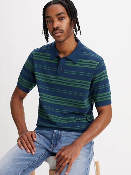 The king of tops just got a soft update. Our Sweater Knit Polo features a classic two-button placket, a polo collar and ribbed edges. A soft sweater polo Cut with a standard fit Features a two-button placket Casual Knit Polo Sweater With Collared Neckline, Relaxed Fit Knit Collared Polo Shirt, Casual Knit Polo Sweater With Seamless Collar, Classic Winter Polo Sweater With Striped Collar, Casual Knit Polo Shirt With Collared Neckline, Casual Button-up Polo Shirt For Fall, Casual Fall Polo Shirt With Placket, Casual Knit Polo Shirt For Fall, Casual Fall Knit Polo Shirt