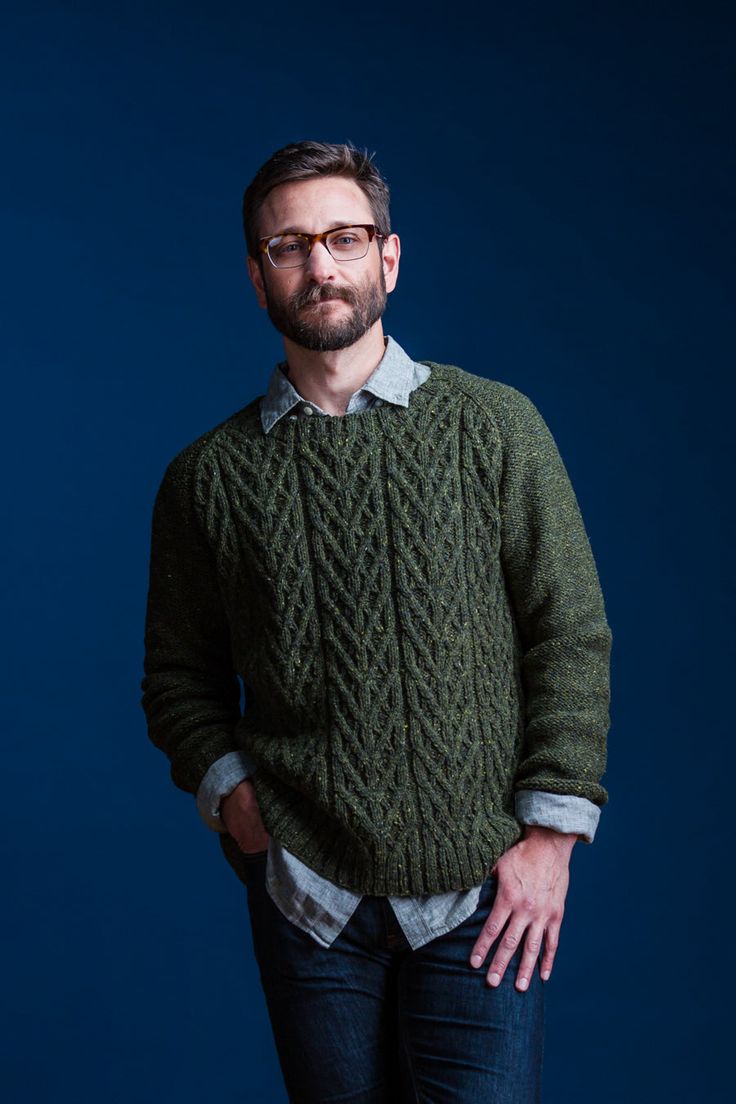 Auster (For Him) Pullover | Knitting Pattern by Michele Wang Mens Sweater Patterns, Mens Knit Sweater Pattern, Mens Knit Sweater, Knitted Patterns, Mens Knit, White Turtleneck Sweater, Brooklyn Tweed, White Turtleneck, Knit Men