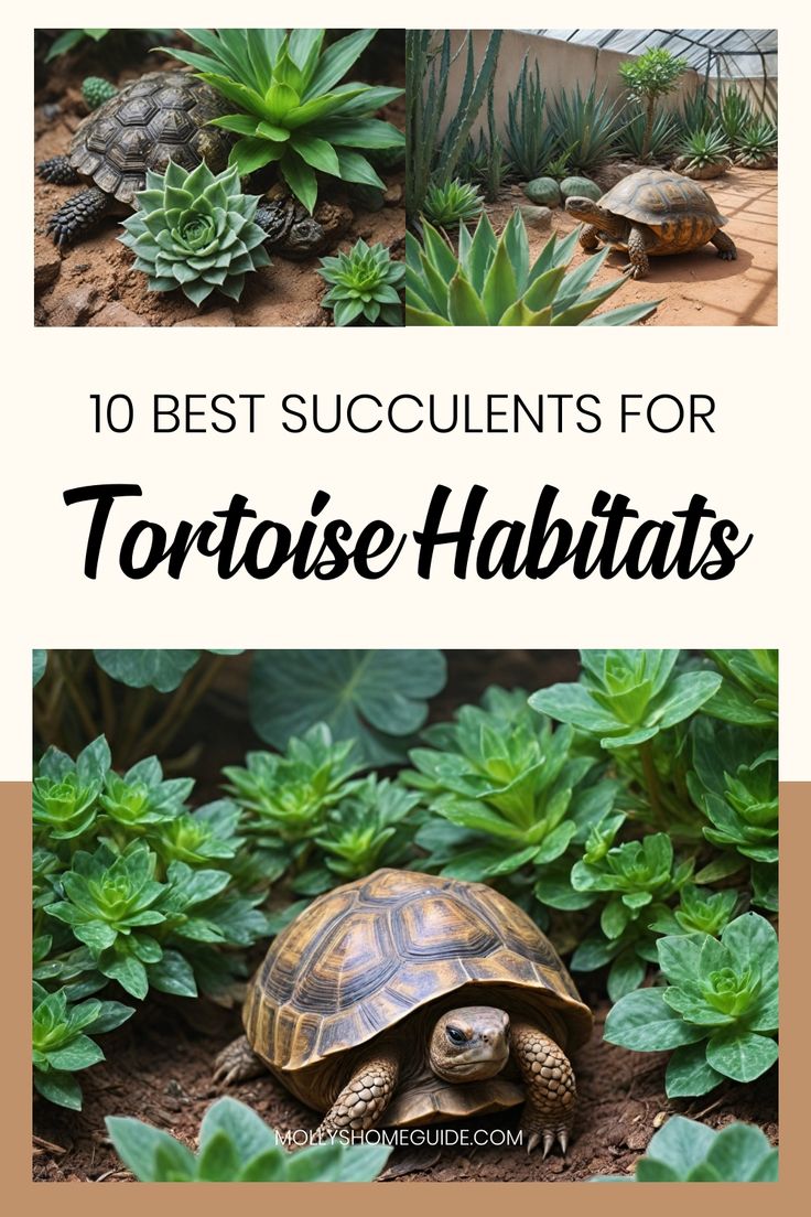 the top 10 best succulents for tortoise habitats