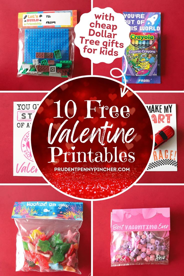 valentine's day printables with the words 10 free valentine printables