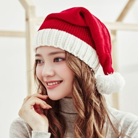 Christmas Knit Christmas Hat Hand Knit Christmas Hat Adults Teenagers Christmas Hat Strong Holiday Spirit Feature: Quantity: 1Pcs Colour:Red Material:100%Polyester Product size:Adult hat size:46x20cm/18.11x7.87in Package size:20x10x4cm/7.87x5.11x3.54in Net weight:Adult hat weight:67g/0.14lb Gross weight:Adult hat weight:67g/0.14lb Descrition: Material: The christmas hat is made of quality acrylic. knitted hat is warm and comfortable and suitable for adults and children.Long time wearing will not Santa Cap, Knitted Hats Kids, Santa Claus Hat, Wool Balls, Christmas Hat, Christmas Knitting, Kids Hats, Knit Hat, Christmas Baby