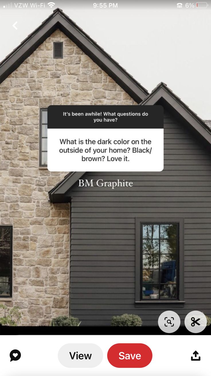 an image of a house that is being viewed on the webpage for bm graphite