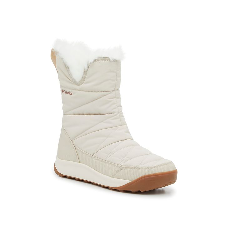 Columbia-Minx Slip V Snow Boot - Women's Take on the snow in the Minx Slip V snow boot from Columbia. Omni-Heat Reflective technology, 200g insulation, TechLite midsole cushioning, and an Adapt Trax sole provides a well-rounded basis for your look. Click here for Boot Measuring Guide. Cozy Slippers Boots, Shoe Size Chart Kids, Snow Gear, Waterproof Snow Boots, Cozy Style, Snow Boot, Slouched Boots, Snow Boots Women, Trending Sneakers