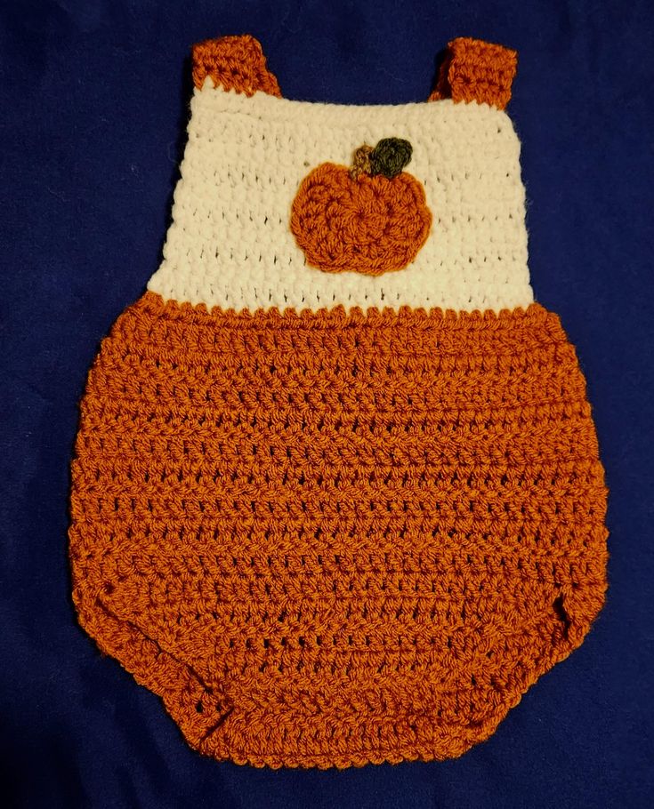 Baby pumpkin romper with button attachment. The perfect little outfit for fall pictures or a trip to the pumpkin patch! Cute White Jumpsuits And Rompers For Fall, Baby Boy Overall, Baby Pumpkin, Outfit For Fall, Pretty Hats, Pumpkin Baby, Baby In Pumpkin, Little Outfits, Pumpkin Pattern