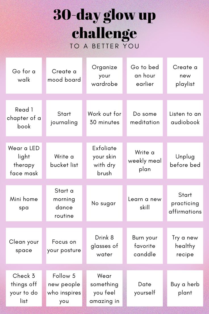 Glow Up Checklist 30 Day, 30 Day Glowup Challenge, 2 Month Glow Up Plan, Planing Ideas For Day, 6 Week Glow Up Challenge, Pinterest 30 Day Challenge, 30 Days Challenge Glow Up, 30 Glow Up Challenge, 50 Day Glow Up Challenge