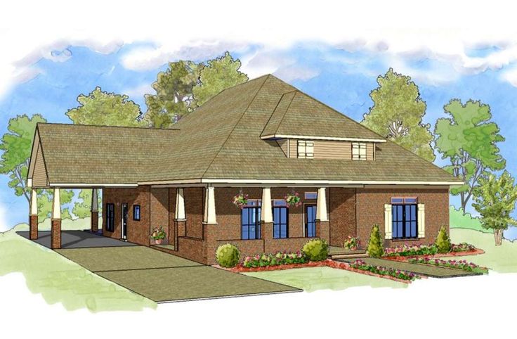 this is an artist's rendering of the house