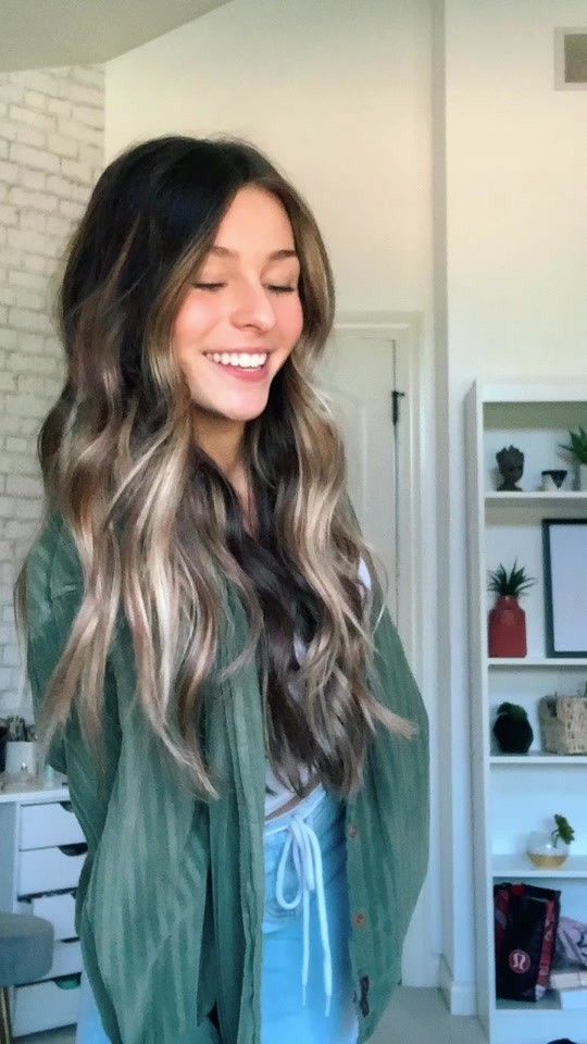 Bailey Dedrick Hair, Bailey Dedrick, Cool Blonde Hair Colour, Olivia Dunne, Free Pfp, Brown Hair Shades, Cool Blonde Hair, Brunette Balayage, Physical Appearance