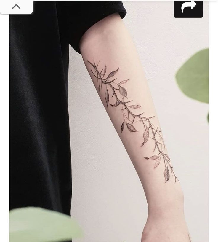 a person with a tattoo on their arm