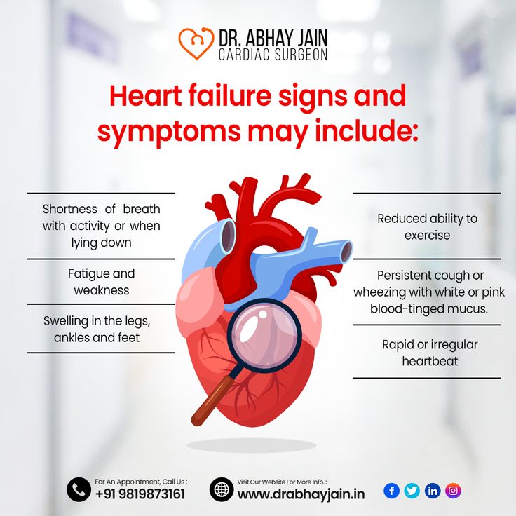 Heart failure can occur if the heart cannot pump (systolic) or fill (diastolic) adequately. So stay aware of these symptoms in order to stay healthy. Know more about your heart with Cardiac Surgeon Dr. Abhay Jain Call for appointment : +9198198 73161 Learn more : www.drabhayjain.in #cardiacsurgeon #drabhayjain #heart #life #disease #surgeon #cardiac #cvts #cardiovascularthoracicsurgery #abhayjain #abhay #mumbai #mumbaicardiacsurgeon #cardiacsurgeonmumbai #heartdisease Cardiac Surgeon, Persistent Cough, Pink Blood, Sick Remedies, Prom Hairstyles For Long Hair, Bob Hairstyles For Fine Hair, Shortness Of Breath, Nerve Pain, Signs And Symptoms