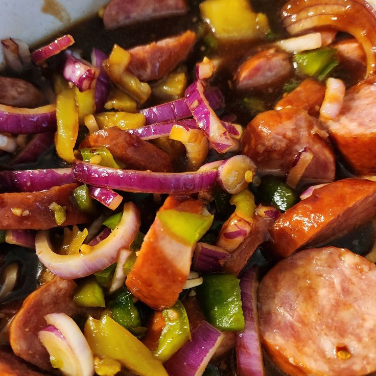 the food is prepared and ready to be cooked in the oven or on the grill