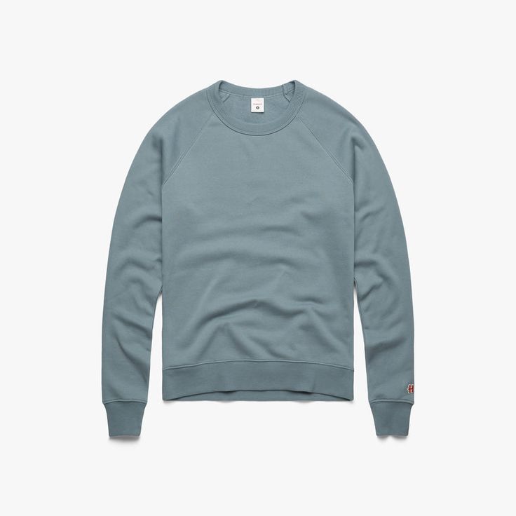 Basic Crew Neck Sweatshirt For Layering, Soft-washed Crew Neck Sweater For Everyday, Everyday Soft-washed Crew Neck Sweater, Basic Crew Neck Sweats, Sporty Crew Neck Sweats For Fall, Sporty Fall Crew Neck Sweats, Everyday Crew Neck Sweatshirt, French Terry Crew Neck Top, Soft-washed Crew Neck Sweater For Layering