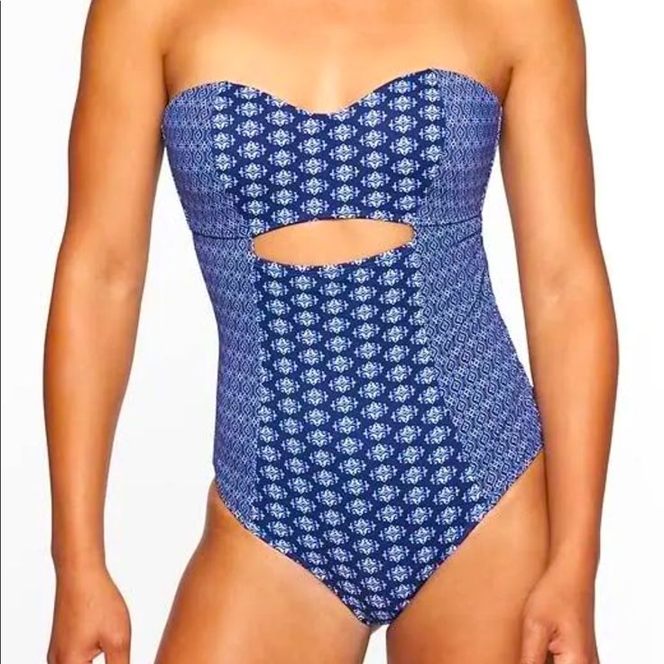 This Stunning Athleta Swimsuit Is Nwt And Size M. It Is The Blue Tile Color And Design, And Have A Removable Halter Strap. The Front Has A Laser Cutout On The Chest And A Square Back Cutout. It Is In Perfect Condition. Blue One-piece Swimwear For Workout, Blue Lined Sports Bodysuit, Cutout One Piece, Tank Swimsuit, High Neck Swimsuits, Tile Color, Laser Cutout, Orange Swimsuit, Blue Tile