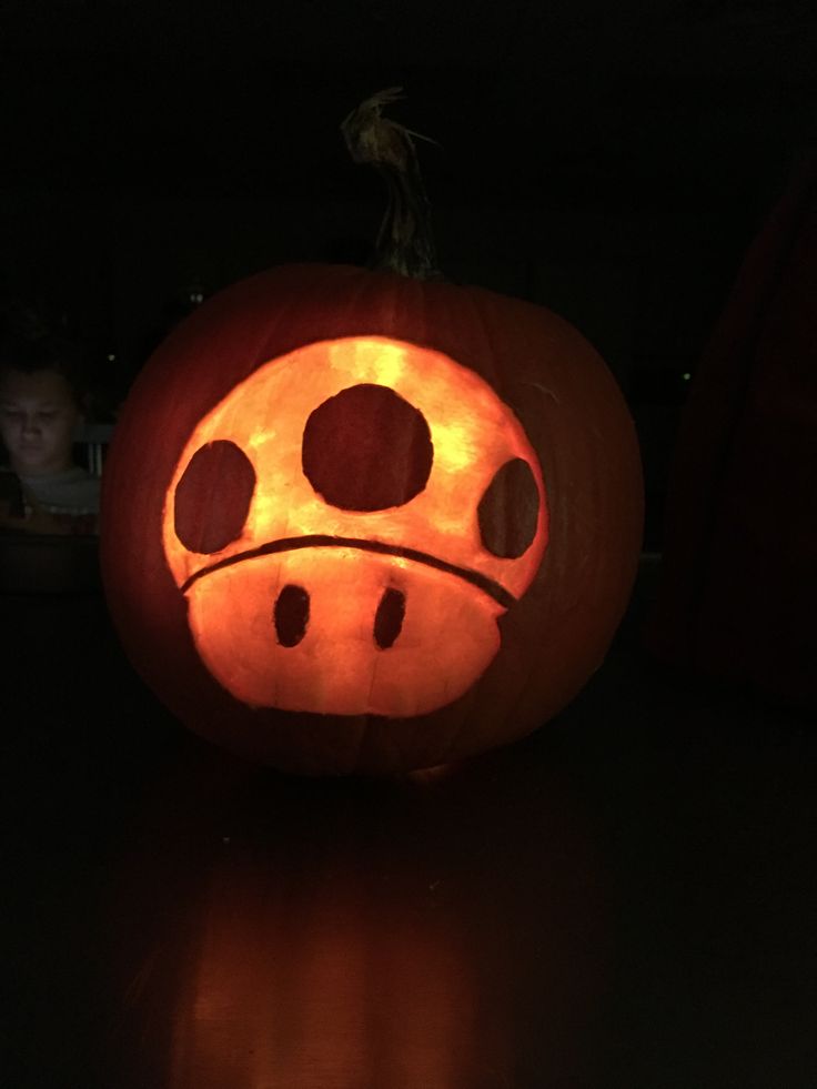 Mario Bros. Pumpkin for Wesley Mario Themed Pumpkin Carving, Pumpkin Carving Ideas Mario Bros, Mario Pumpkin Ideas, Nintendo Pumpkin Carving, Pumpkin Carving Ideas Mario, Video Game Pumpkin Carving, Mario Kart Pumpkin, Yoshi Pumpkin Carving, Small Pumpkin Carving Ideas