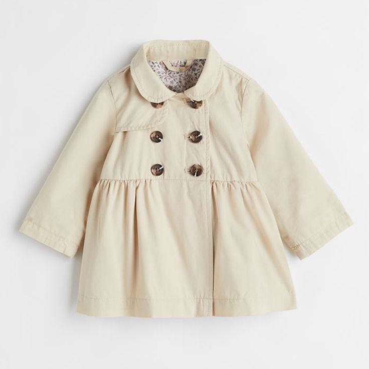 Brand New, With Tags, Cotton Khaki Trenchcoat From H&M. Sold Out Online! Size: 9-12 Months Minnie Mouse Jacket, Hm Coat, Tie Dye Girl, Girls Puffer Jacket, H&m Baby, Long Puffer Jacket, Faux Leather Biker Jacket, Long Parka, H&m Jackets