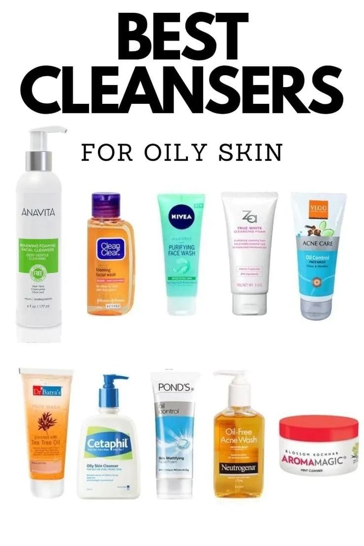 best-cleansers-for-oily-skin Oily Skin Face Wash Products, Best Facial Products For Oily Skin, Face Care Products For Oily Skin, Product For Oily Skin Face, Best Oily Skin Products, Oily Skin Products Skincare Routine, Best Face Soap For Oily Skin, Natural Skin Care Routine For Oily Skin And Acne, Face Routine For Oily Skin Skincare