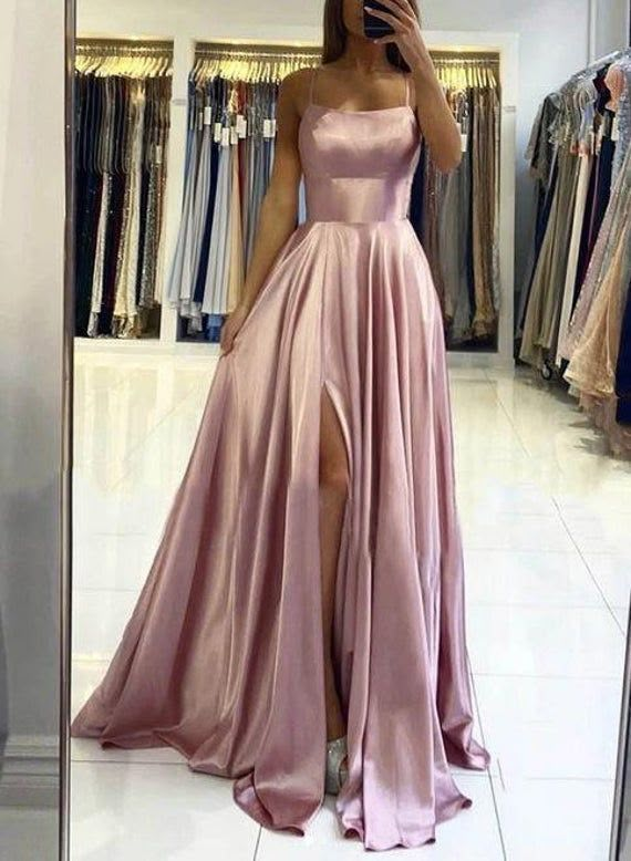 4d6e4749289c4ec58c0063a90deb3964desc34270853ri Blush Pink Prom Dresses, Simple Prom Dress Long, Winter Formal Dresses, Backless Evening Dress, Simple Prom Dress, Cute Prom Dresses, Long Prom Dresses, Pretty Prom Dresses, Pink Prom Dresses