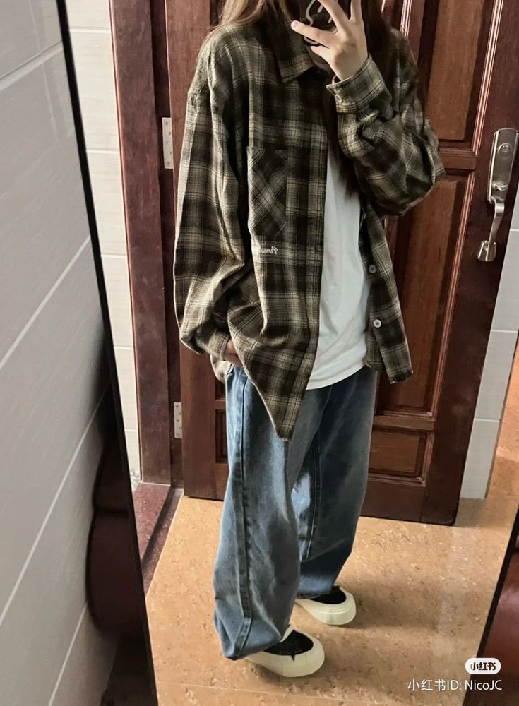 Layered Shirts Outfit 90s, Midwest Emo Clothes, Mid West Emo Outfits, Midwestern Emo Outfit, Cryptidcore Aesthetic Outfits, Loser Core Outfits, Midwest Emo Outfits, Button Up Outfits, Harlem Fashion