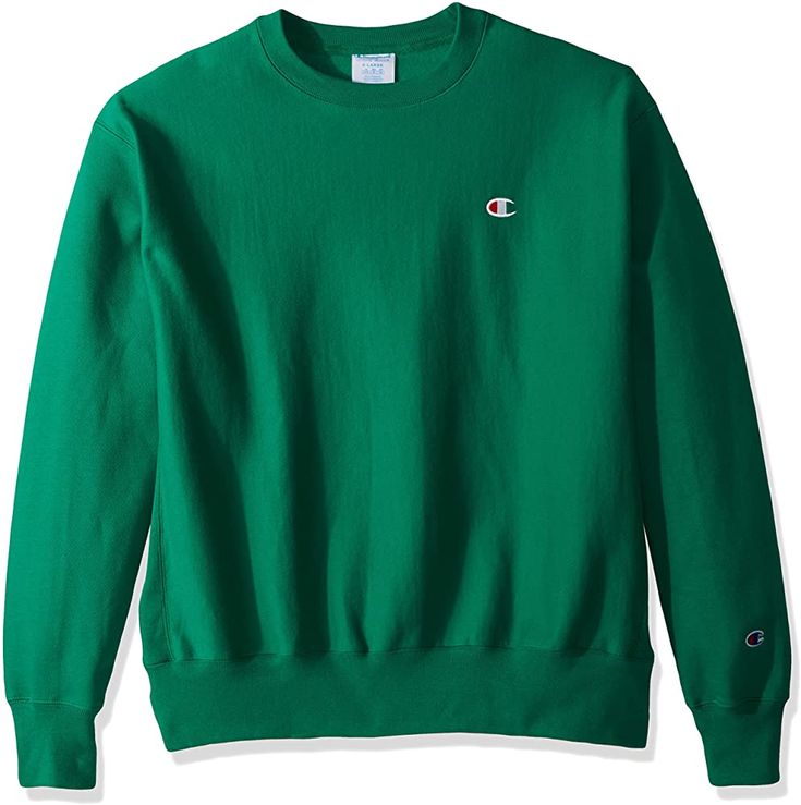 Logo X, Champion Sweater, C Logo, Script Logo, Workout Sweatshirt, Cool Sweaters, Green Sweater, Kelly Green, Star Patterns