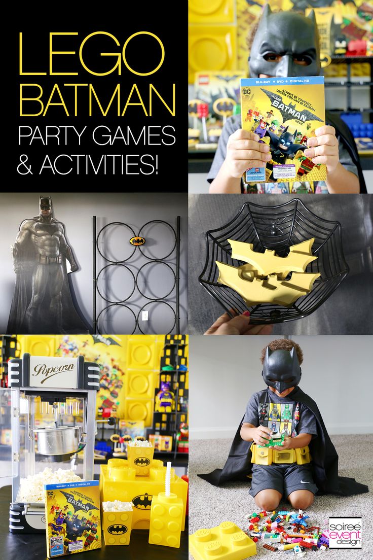 lego batman party games and activities