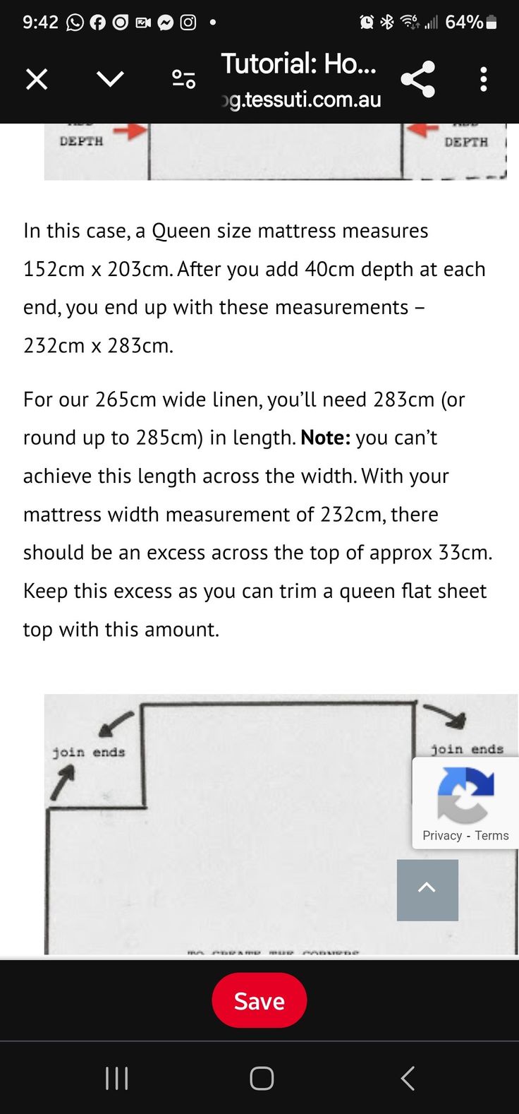 the screen is showing how to use an app for measuring measurements on a tabletop