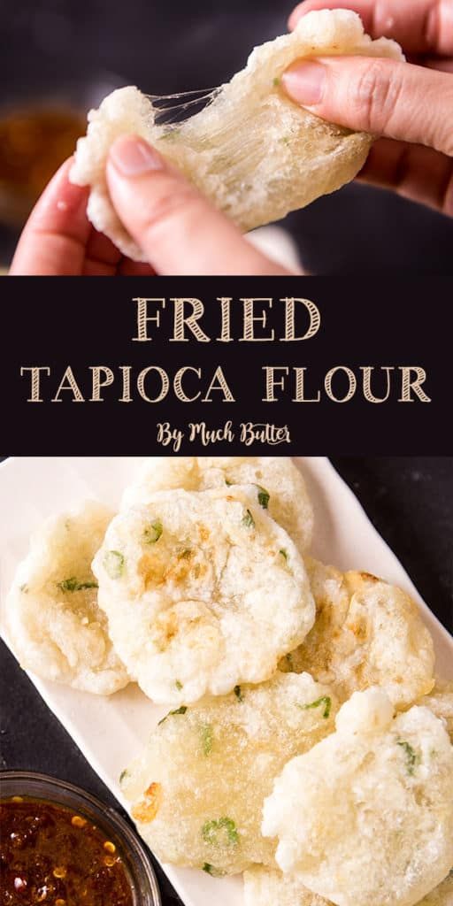 fried tapioca flour is an easy appetizer that's ready to be eaten