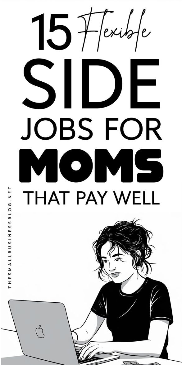 Discover flexible side jobs for moms to boost income with the best online jobs. Best Jobs For Women, Small Business Ideas Products, Easy Small Business Ideas, Best Side Jobs, Easy Business Ideas, Profitable Small Business Ideas, Online Typing Jobs, Jobs For Moms, Legit Online Jobs