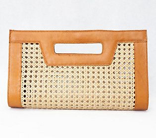 Bring a beachy vibe to any look with the Venice, a long clutch bag that features a breezy woven design and a surprisingly spacious interior. From Jelavu. Rectangular Woven Clutch For Spring, Spring Travel Clutch With Woven Details, Spring Travel Woven Clutch, Spring Rectangular Woven Clutch, Chic Brown Spring Clutch, Chic Woven Travel Clutch, Rectangular Woven Leather Bag For Day Out, Chic Woven Clutch For Travel, Spring Woven Clutch For Everyday Use