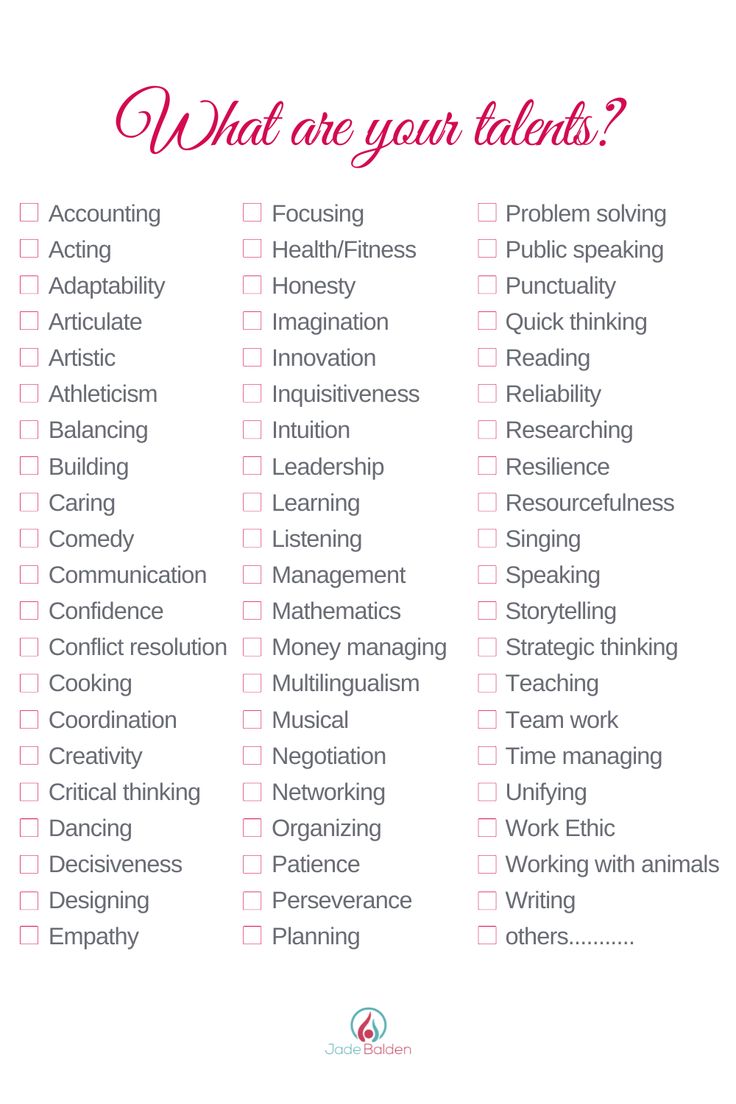 Get to know yourself better. What are your talents? Use those talents to bless humanity. Talents List, Journaling Spreads, Get To Know Yourself, Energy Balancing, Know Yourself, Work With Animals, Conflict Resolution, Public Speaking, Life Purpose