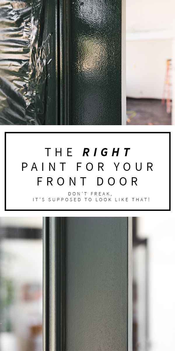 the right paint for your front door