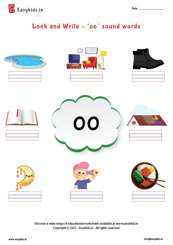 an english worksheet with pictures and words to help students learn how to read