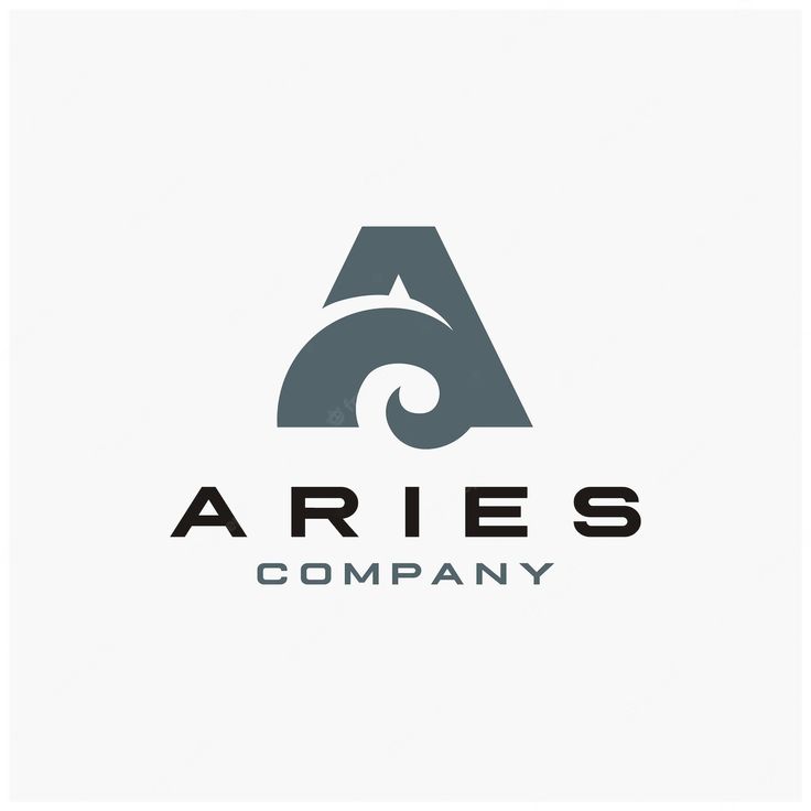 the logo for aries company