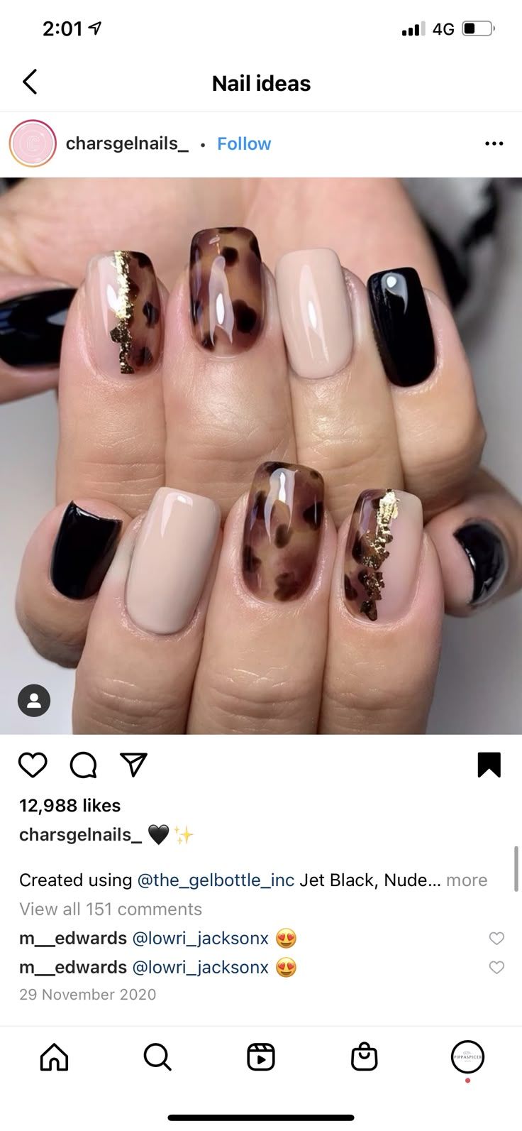 Autumn Nails Tortoise Shell, Coffin Tortoise Shell Nails, Blonde Tortoise Nails, Olive Fall Nails, Boho Short Nails, Tortus Shell Nails, Tortoishell Nails Design, Fall Nails Tortoise, Tortoise Nails Design