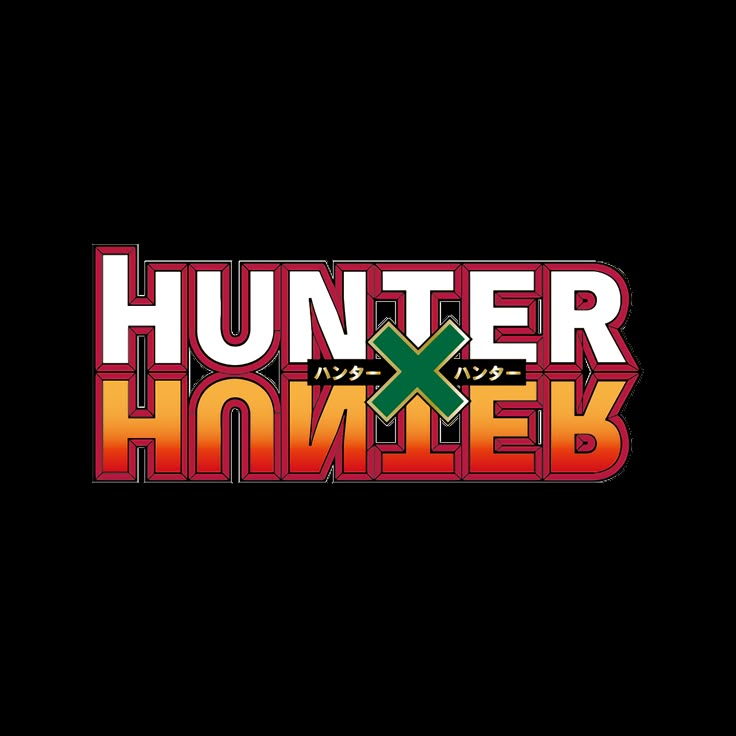 the logo for hunter hunter x