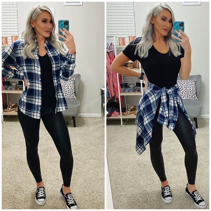 Leggings And Flannel Outfit, Outfit With Flannel, Simple Fall Outfits Casual, Flannel And Leggings, Finally Getting Married, Flannel Outfits Fall, Plaid Shirt Outfits, Leggings Outfit Fall, Leggings Outfit Casual