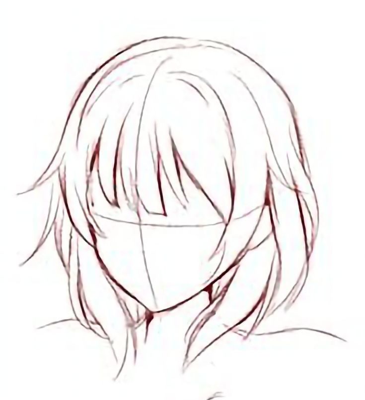 Hair Outline Drawing, Aesthetic Drawing Tutorial, Hair Outline, Easy Hair Drawings, Pelo Anime, Drawing Hair Tutorial, Manga Hair, Manga Drawing Tutorials, Hair Sketch