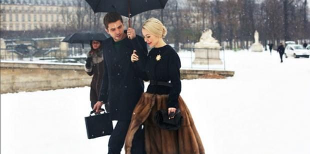 Cold winter nights can create the hottest romances, check out our list of seven sexy reasons. Fur Skirt, Mode Retro, Ulyana Sergeenko, Couture Mode, Winter Stil, Russian Fashion, Haute Couture Fashion, Fur Fashion, Fashion Week Street Style