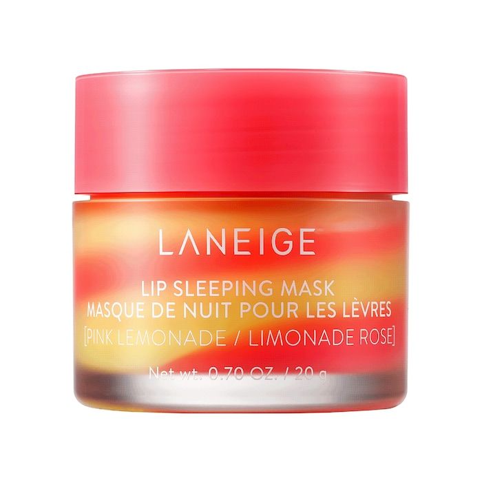 Lip Sleeping Mask Pink Lemonade Swirl - LANEIGE | Sephora Laneige Lip, Sephora Skin Care, Laneige Lip Sleeping Mask, Lip Sleeping Mask, Skin Care Items, Sleeping Mask, Birthday Wishlist, Soft Lips, Lip Mask