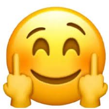 an emoticive smiley face with two thumbs up and one hand on his head