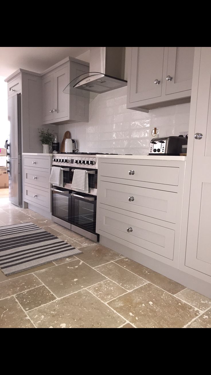 the kitchen is clean and ready for us to use in its new owner's home