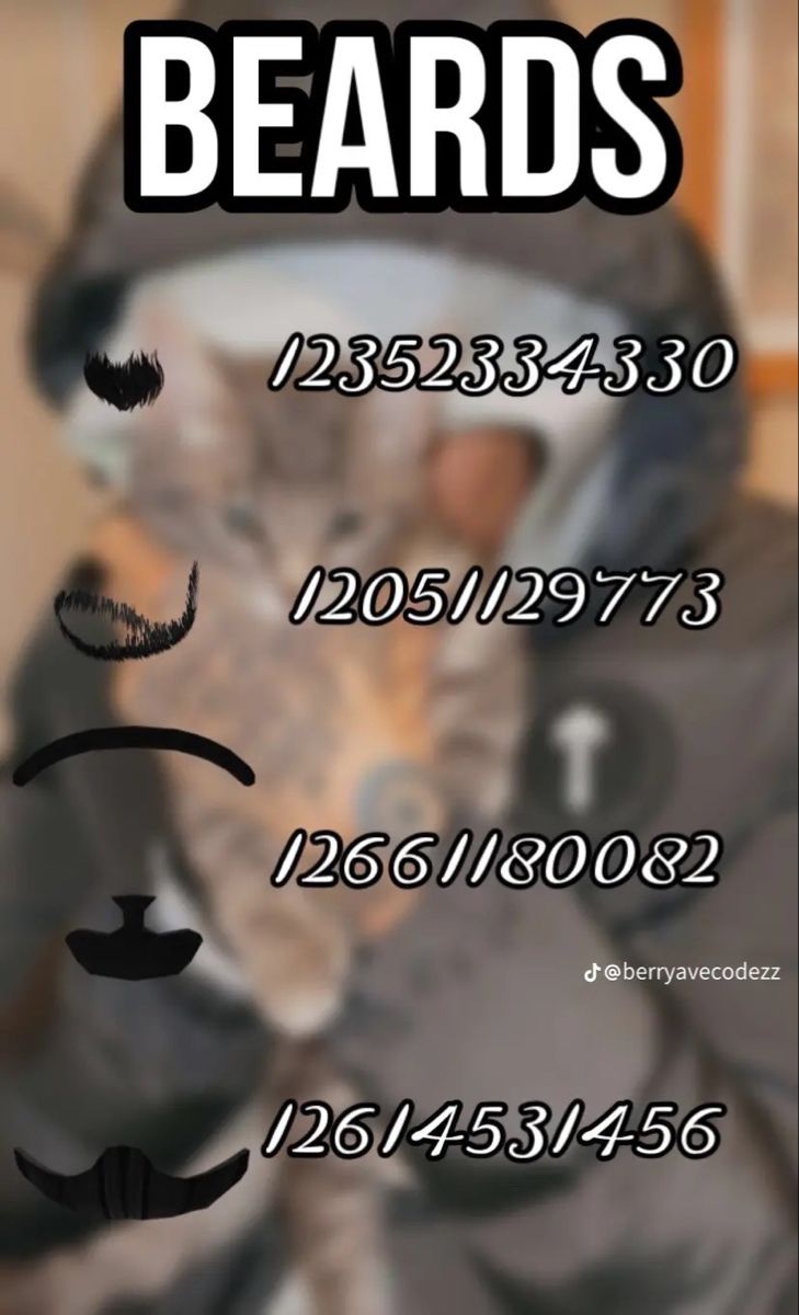 Roblox Beard Code, Roblox Mustache Code, Beard Codes Bloxburg, Berry Avenue Male Face Codes, Boy Codes Berry Ave Face, Beard Codes Berry Ave, Roblox Male Face Codes, Bloxburg Male Hair Codes, Bloxburg Guy Hair Codes