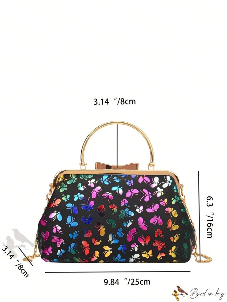 Bird in Bag - Leather Patterned Chain Body Bag Elegant Satchel With Hasp Closure For Party, Elegant Party Satchel With Hasp Closure, Chain Satchel Party Bag, Party Satchel Bag With Chain, Party Chain Satchel Bag, Party Clutch Satchel With Chain Strap, Handheld Clutch With Chain Strap For Daily Use, Party Crossbody Satchel With Chain Strap, Rectangular Satchel With Hasp Closure For Parties