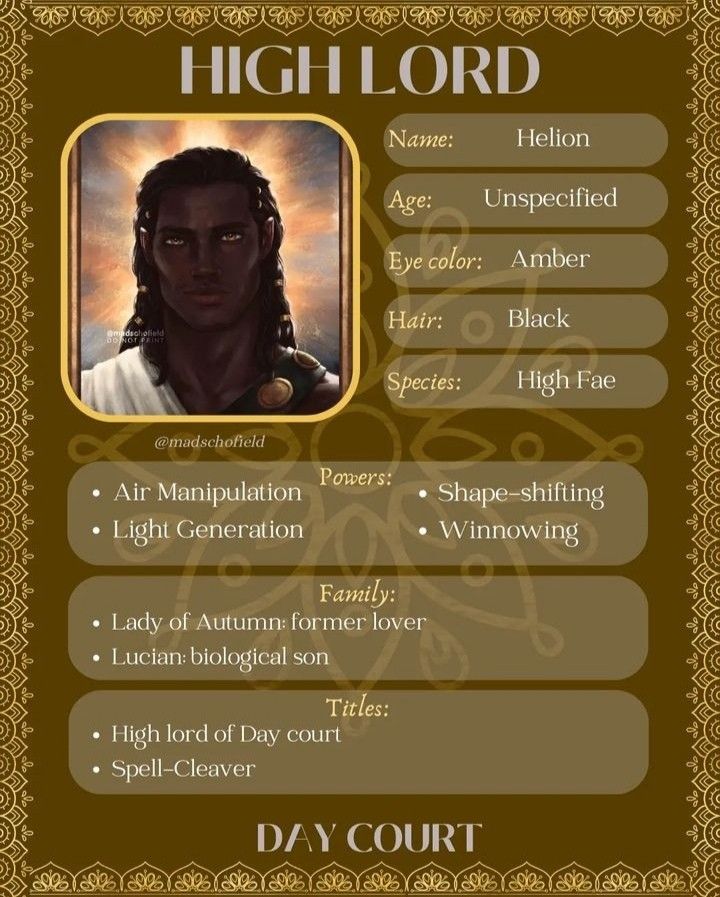 the high lord card for day court